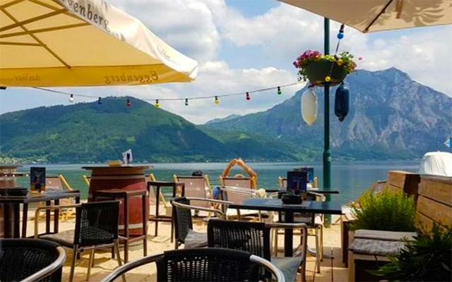 Die Strandung - Beachbar am Traunsee