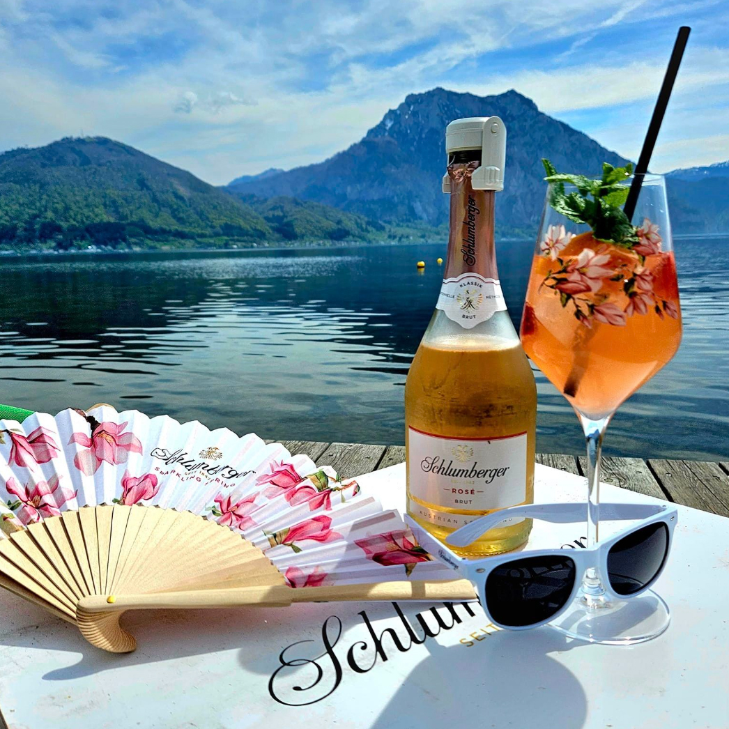 Die Strandbar am Traunsee