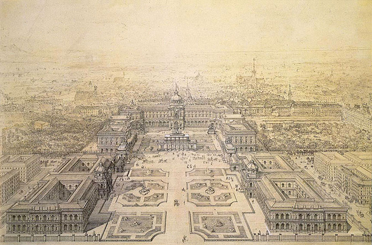Kaiserforum Entwurf Semper