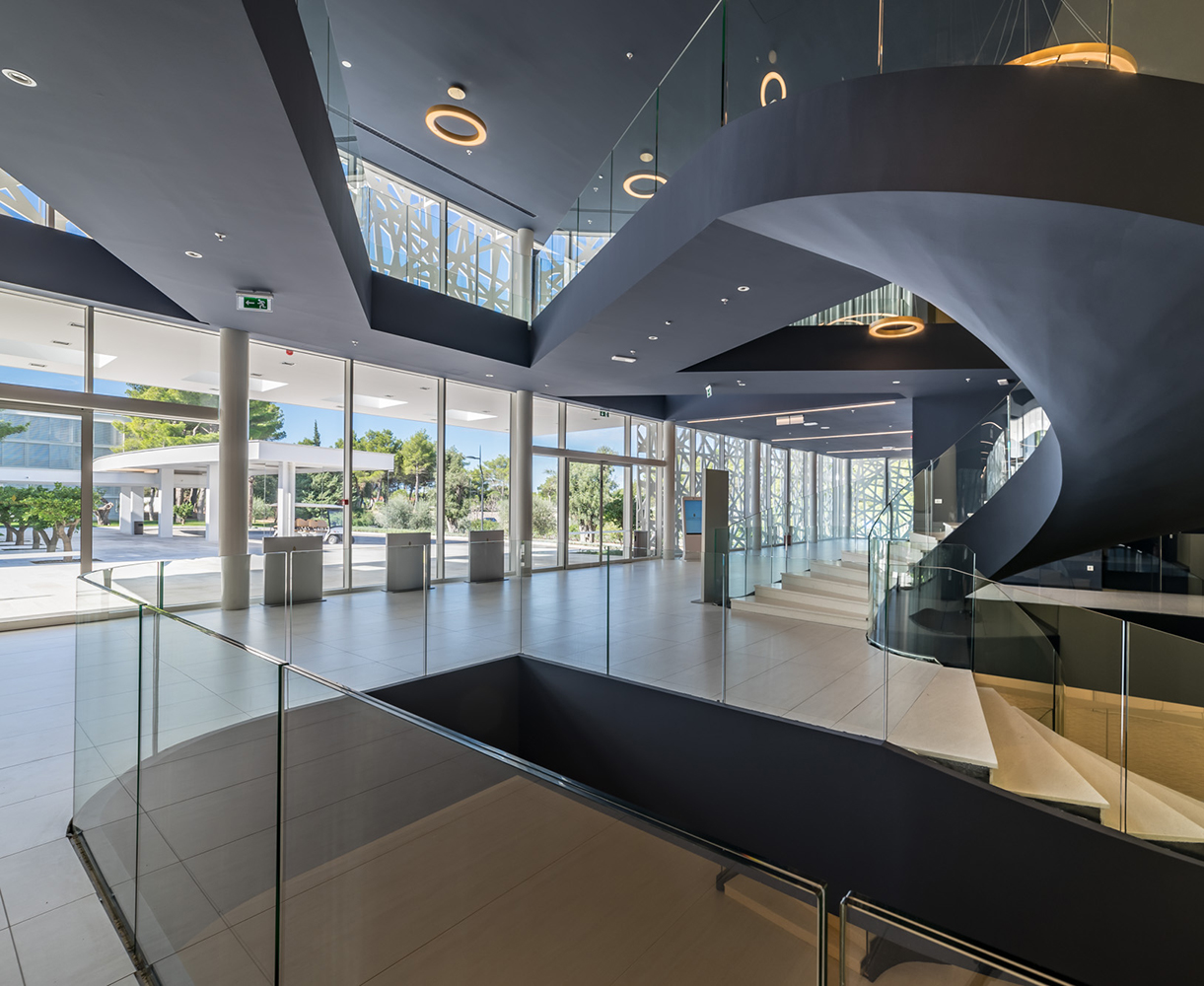 Die Lobby des Konferenz-Zentrums