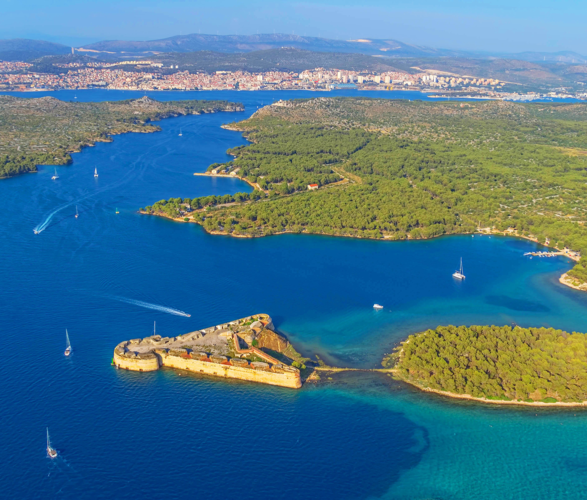 Das Archipel von Šibenik