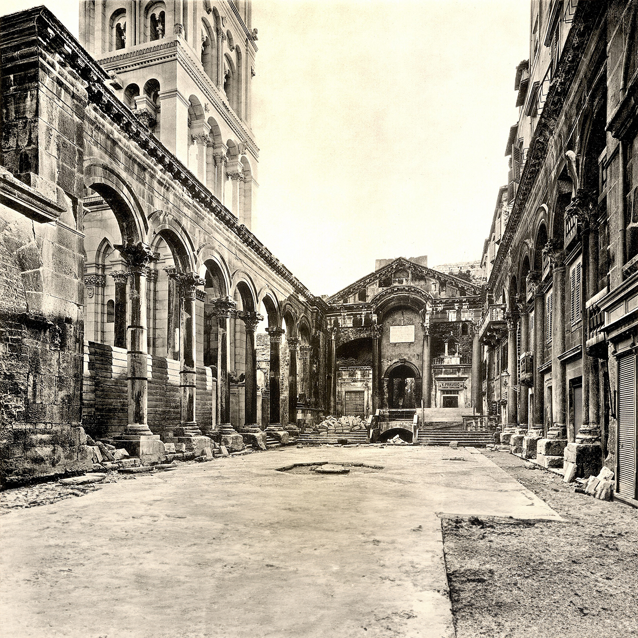 Peristyl um 1900