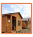 Wooden cabins