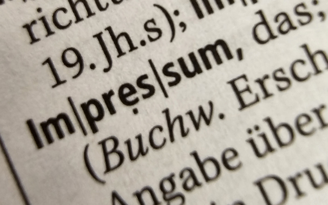 Impressum - Barrierefreiheit