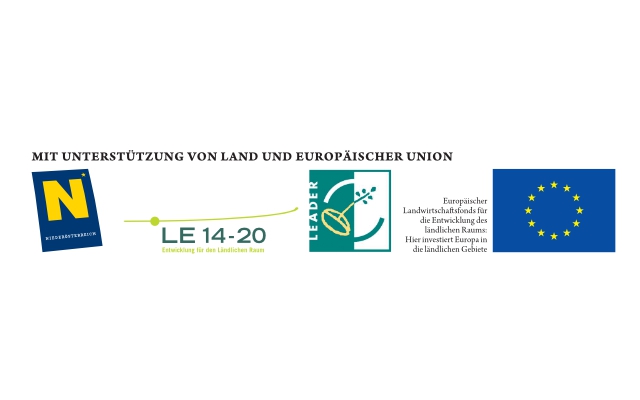 Mit Unterstützung von Land & EU (LEADER)