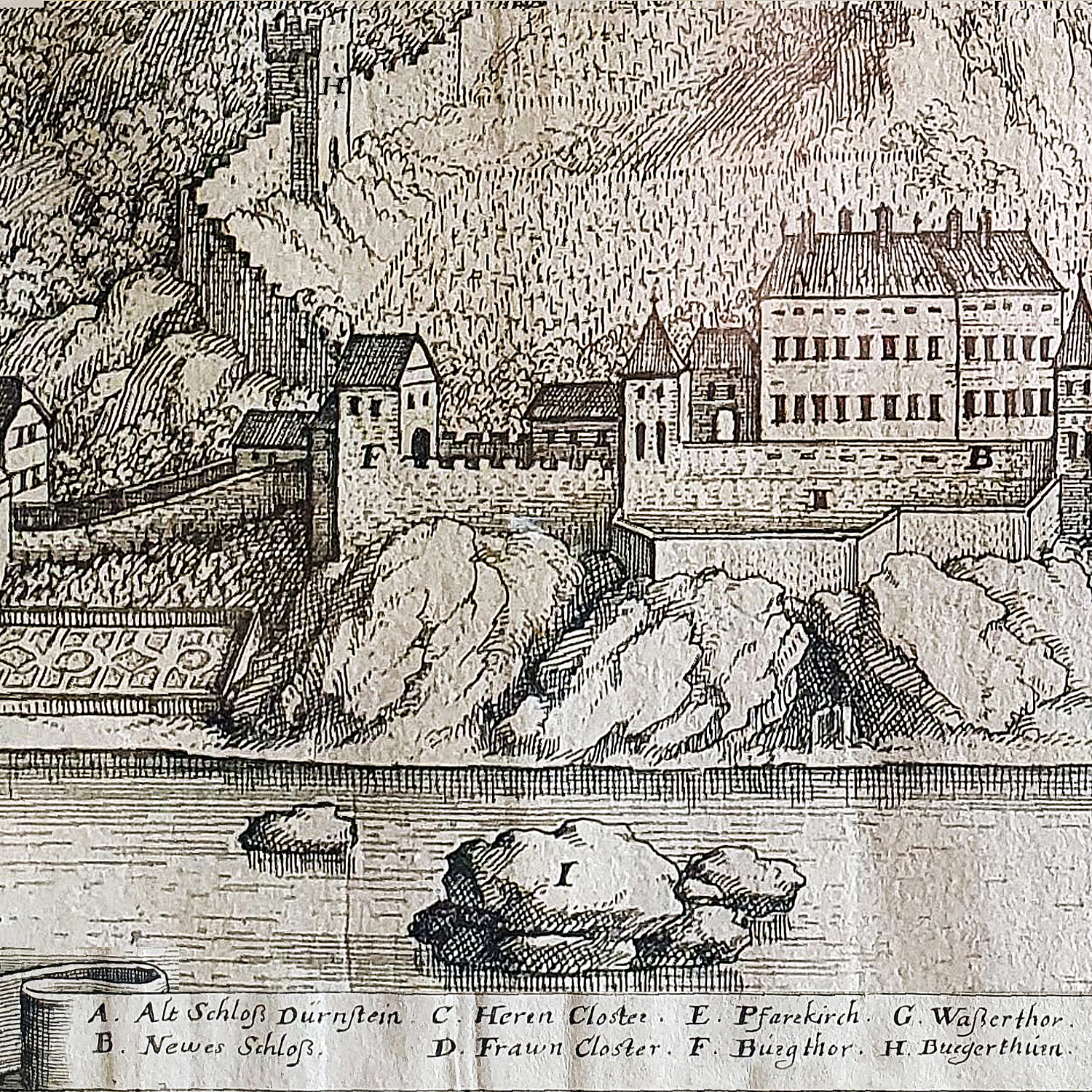 Merian 1649 neues Schloss