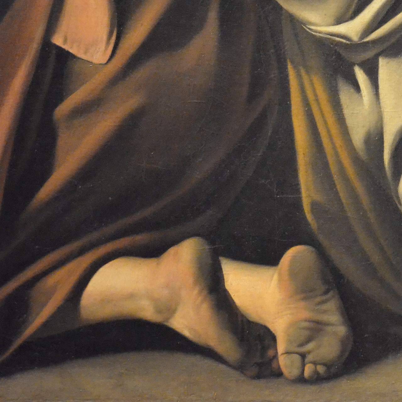 The bare feet