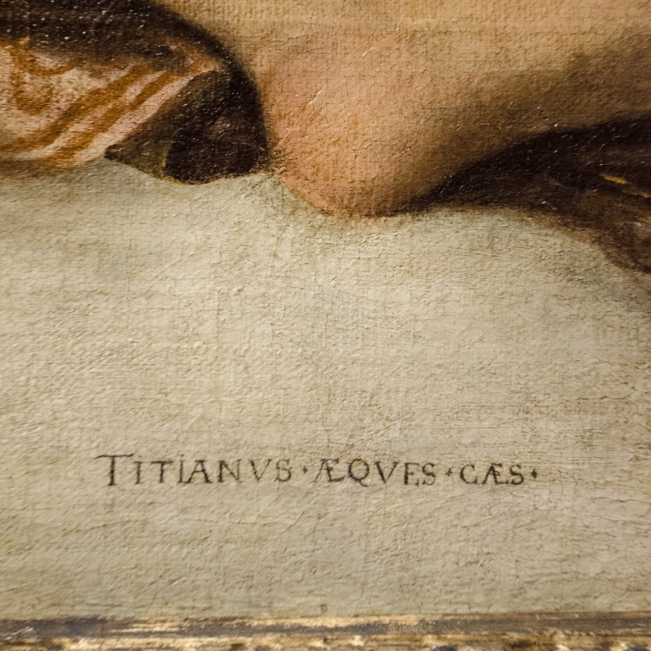 Titian’s signature