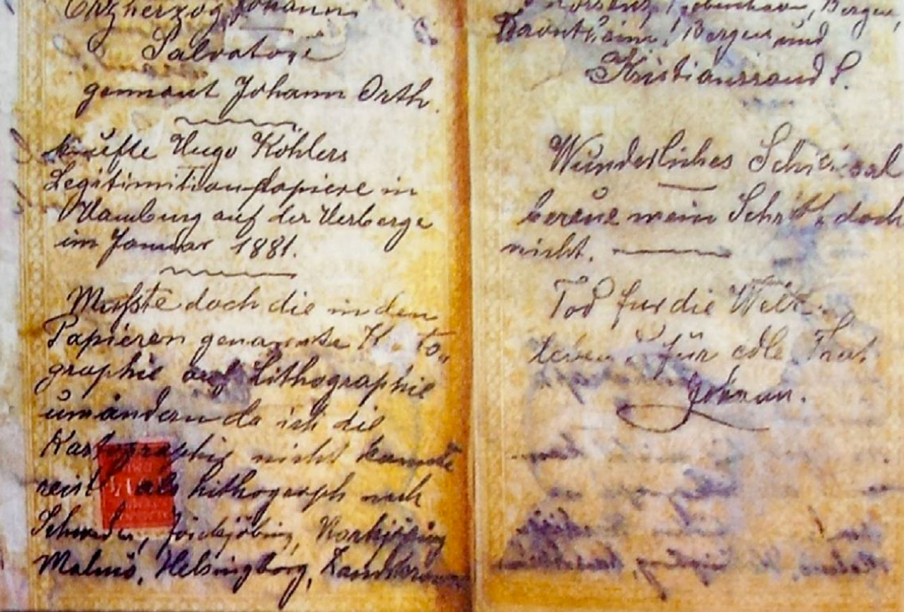 Hugo Köhler’s diary