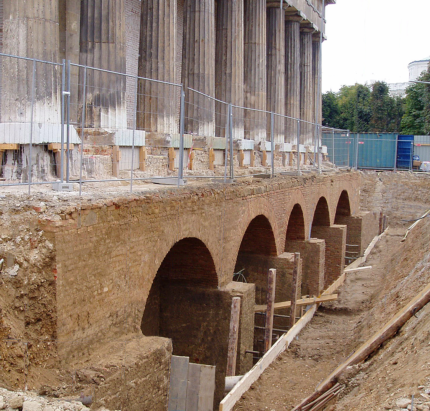Cross section of the Theseus Temple