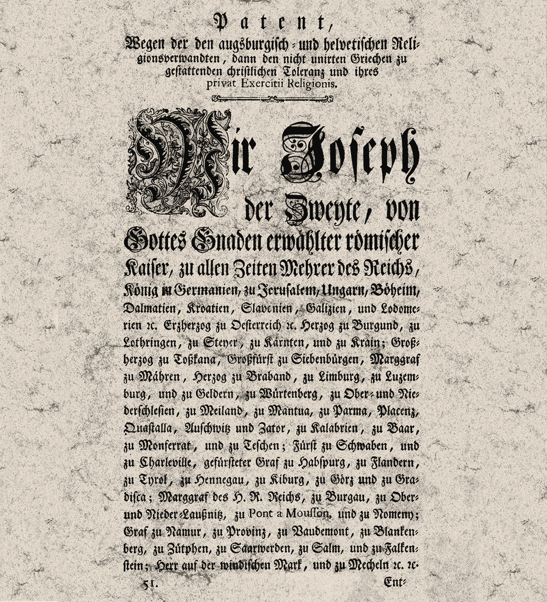 Patent of Tolerance